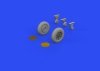 Eduard 648768 F4F-3 wheels late EDUARD 1/48
